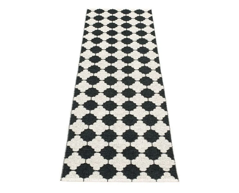 Marre gångmatta Black Coral Stripe 70x150