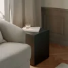 Mass Sidobord med Låda | Svart Ek