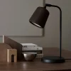 Material Bordslampa Ljusgrå betong