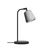 Material Bordslampa Ljusgrå betong