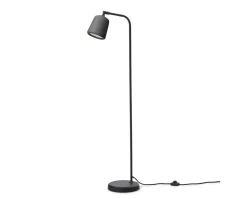 Material Golvlampa | Mörkgrå Betong