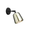 Material Vägglampa Gult stål