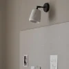 Material Vägglampa Ljusgrå betong