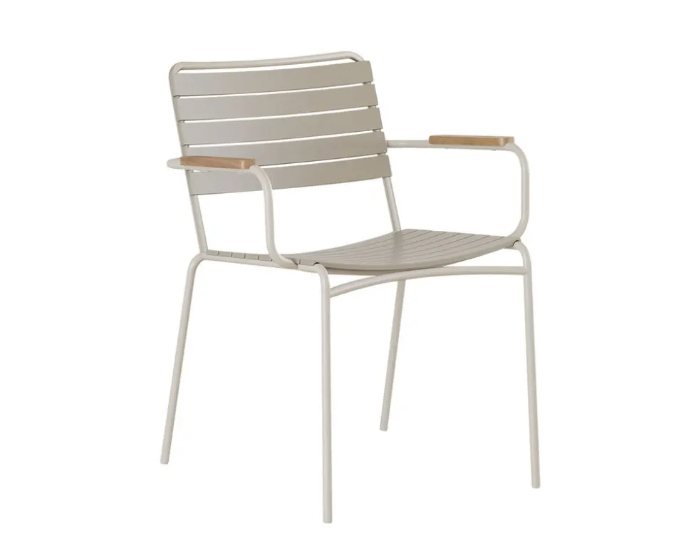 Matic Karmstol | Teak/Sandy Grey