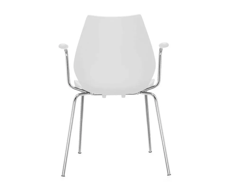 Maui karmstol | 4 kromben | Pale Grey
