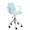 Maui karmstol med hjul | Pale Blue