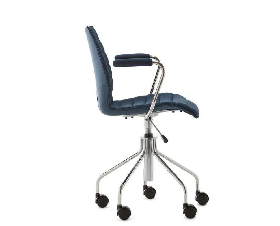 Maui karmstol med hjul | Soft Noma | Blue