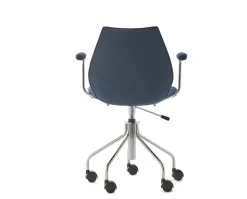 Maui karmstol med hjul | Soft Noma | Blue
