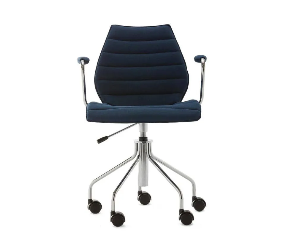 Maui karmstol med hjul | Soft Noma | Blue