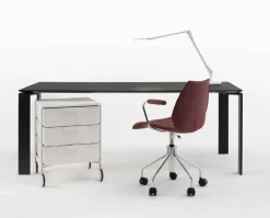 Maui karmstol med hjul | Soft Noma | Blue