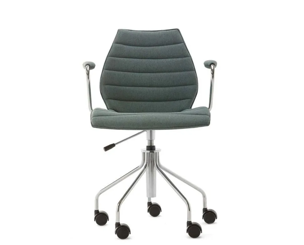 Maui karmstol med hjul | Soft Noma | Green