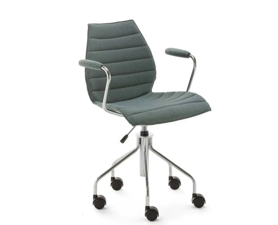 Maui karmstol med hjul | Soft Noma | Green