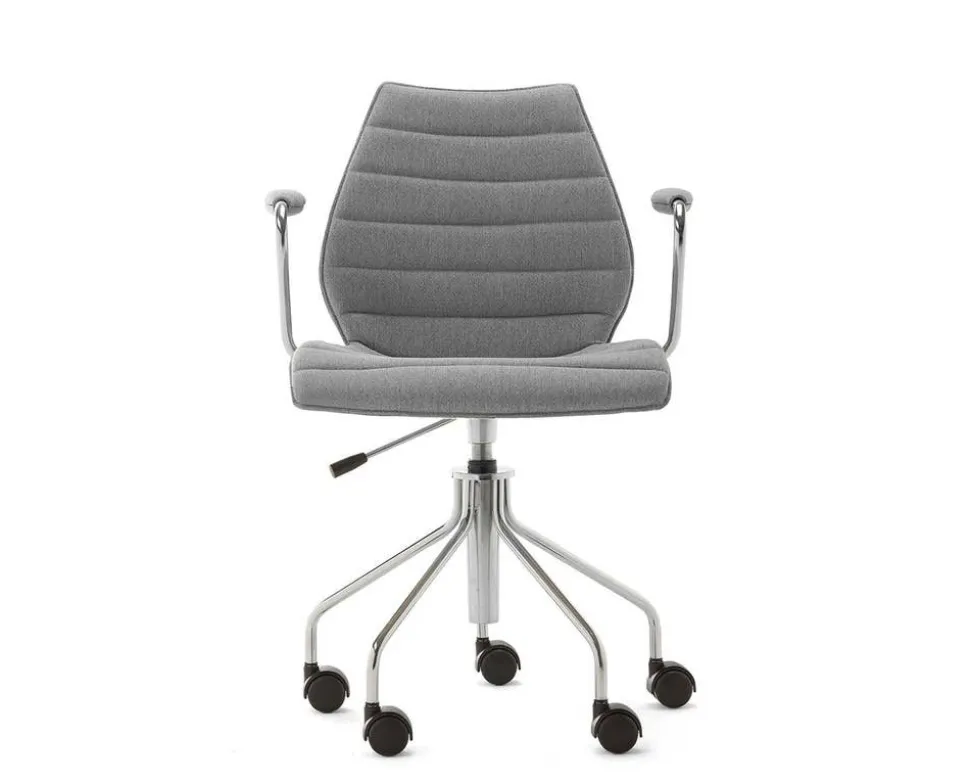 Maui karmstol med hjul | Soft Noma | Grey