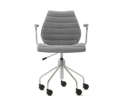 Maui karmstol med hjul | Soft Noma | Grey