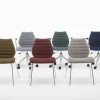 Maui karmstol med hjul | Soft Noma | Mustard