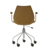 Maui karmstol med hjul | Soft Noma | Mustard