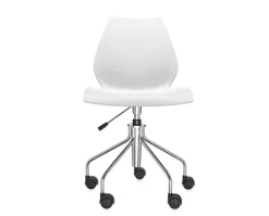 Maui stol med hjul | Zinc White