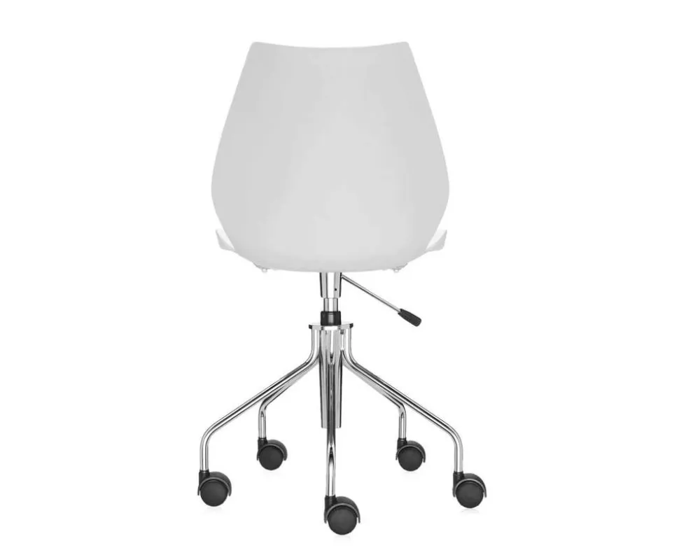 Maui stol med hjul | Zinc White