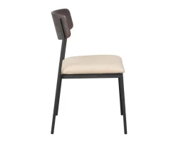 Maymont Stol | Brun Ek | Ljusbeige