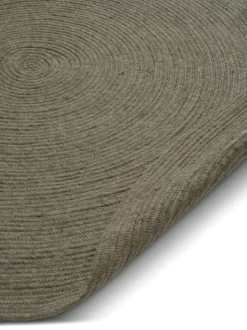 Merino Matta Rund 160 Mörkgrön