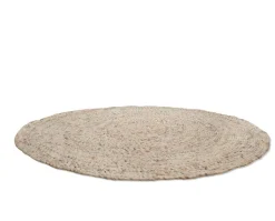 Merino Matta Rund 160 Naturbeige