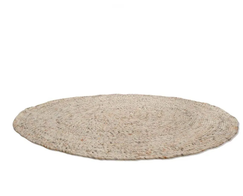 Merino Matta Rund 160 Naturbeige