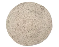 Merino Matta Rund 160 Naturbeige