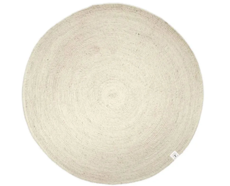 Merino Matta Rund 160 Vit