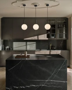 Miira 1 Pendel Large | Rock Grey/Opal