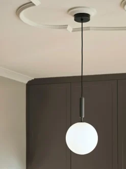 Miira 1 Pendel Large | Rock Grey/Opal