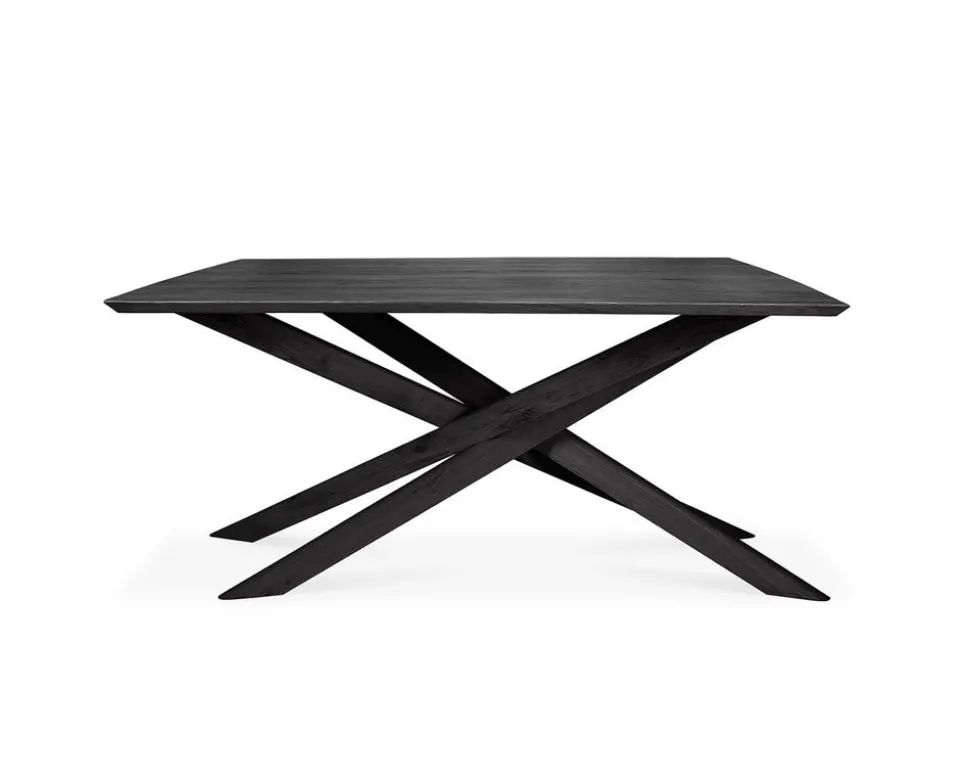 Mikado Matbord 203x106 | Svartlackad Ek