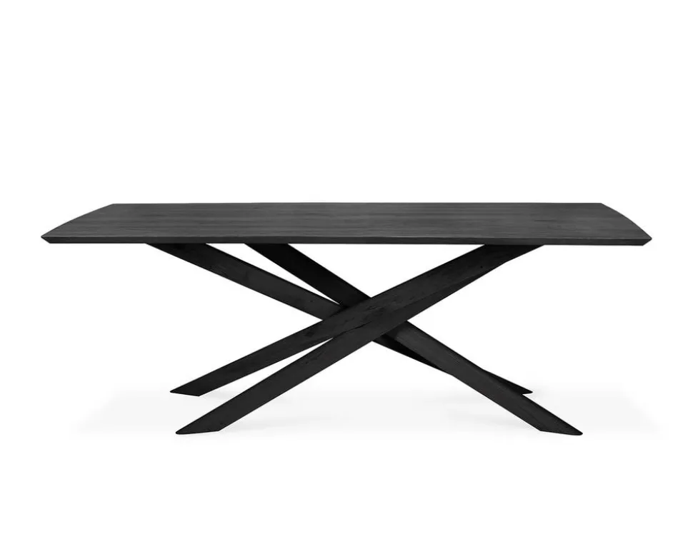 Mikado Matbord 240x110 | Svartlackad Ek