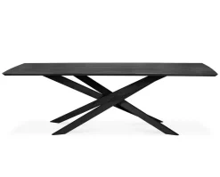 Mikado Matbord 280x110 | Svartlackad Ek
