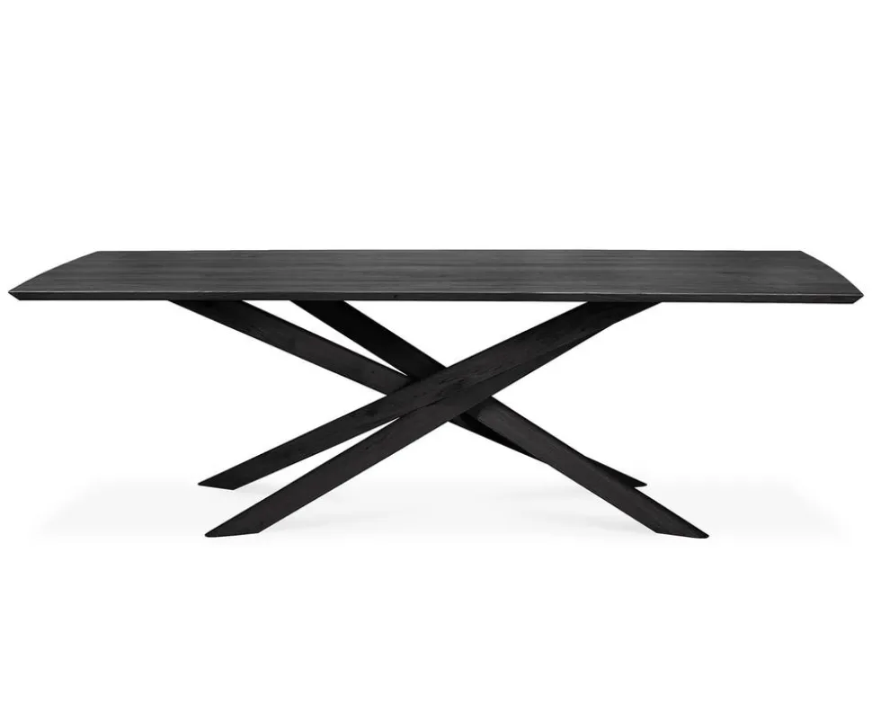Mikado Matbord 280x110 | Svartlackad Ek