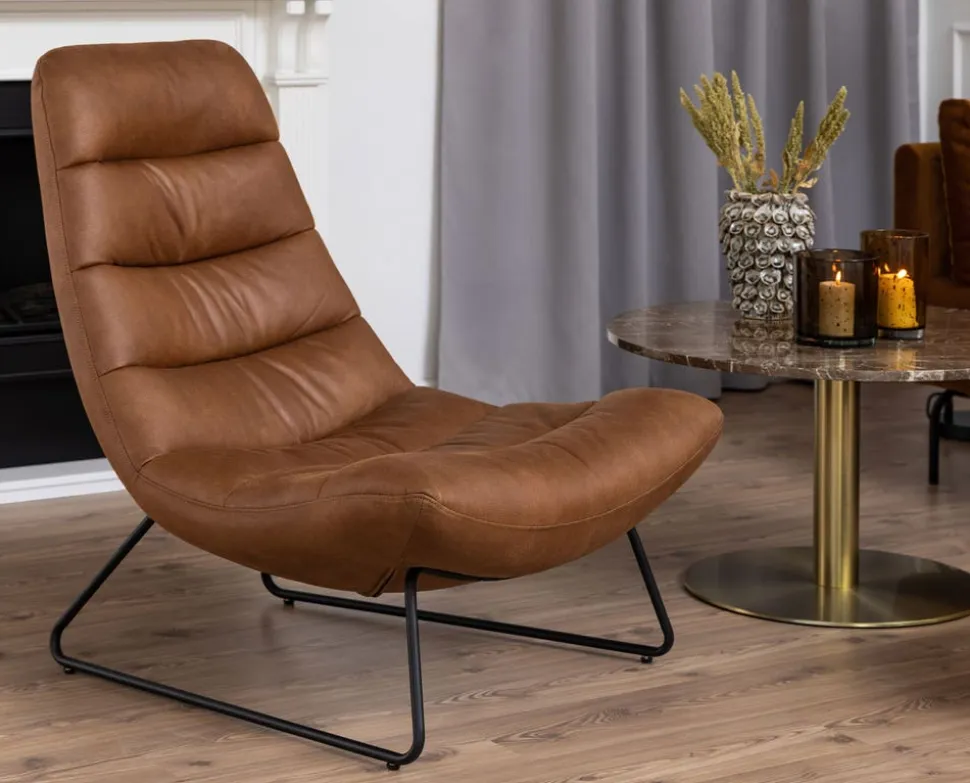 Milford Loungefåtölj | Cognac