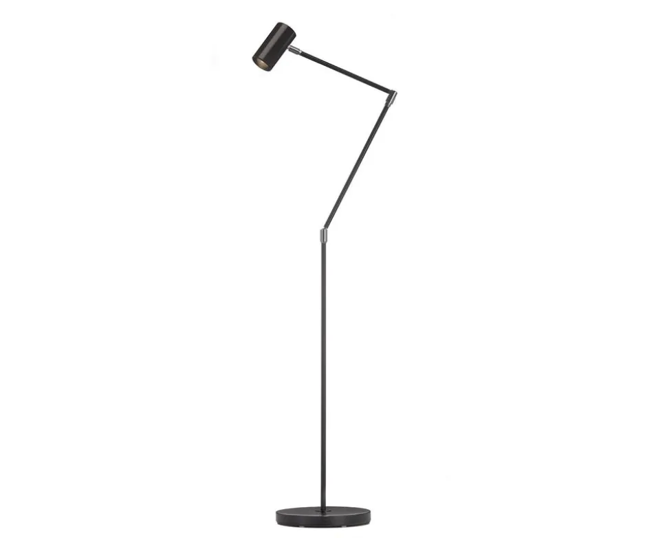 Minipoint Golvlampa Ställbar | Svart