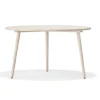 Miss Tailor Bord | Ø130 Ljus mattlackad björk