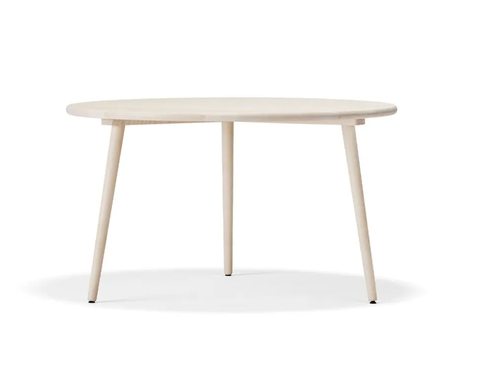 Miss Tailor Bord | Ø130 Ljus mattlackad björk