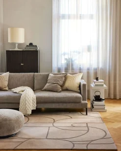 Modern Abstract Matta 200x300 Beige