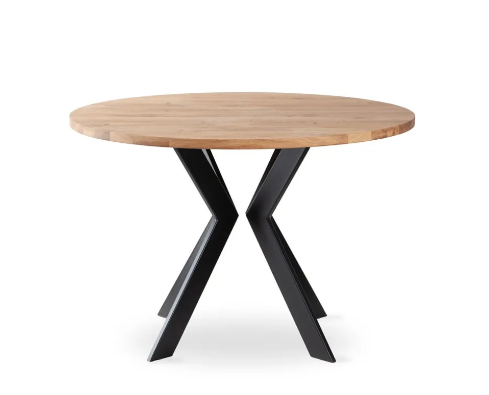 Monogram Steel Matbord | Runt