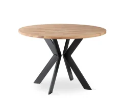 Monogram Steel Matbord | Runt