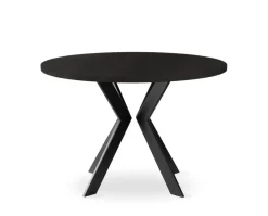 Monogram Steel Matbord | Runt