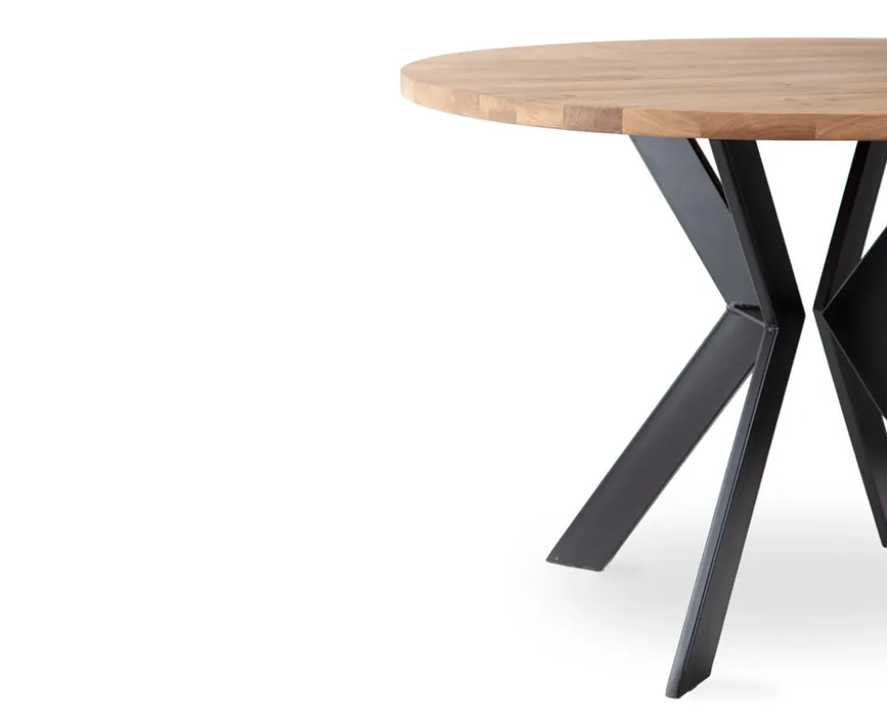 Monogram Steel Matbord | Runt