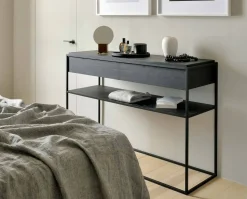Monolit Konsolbord | Svart Ek