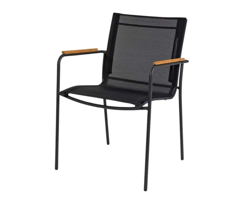 Mood Classic Karmstol | Textil / Teak | Aluminium