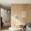Moon Loungebord Ø60 Brunsvartlackad Ek