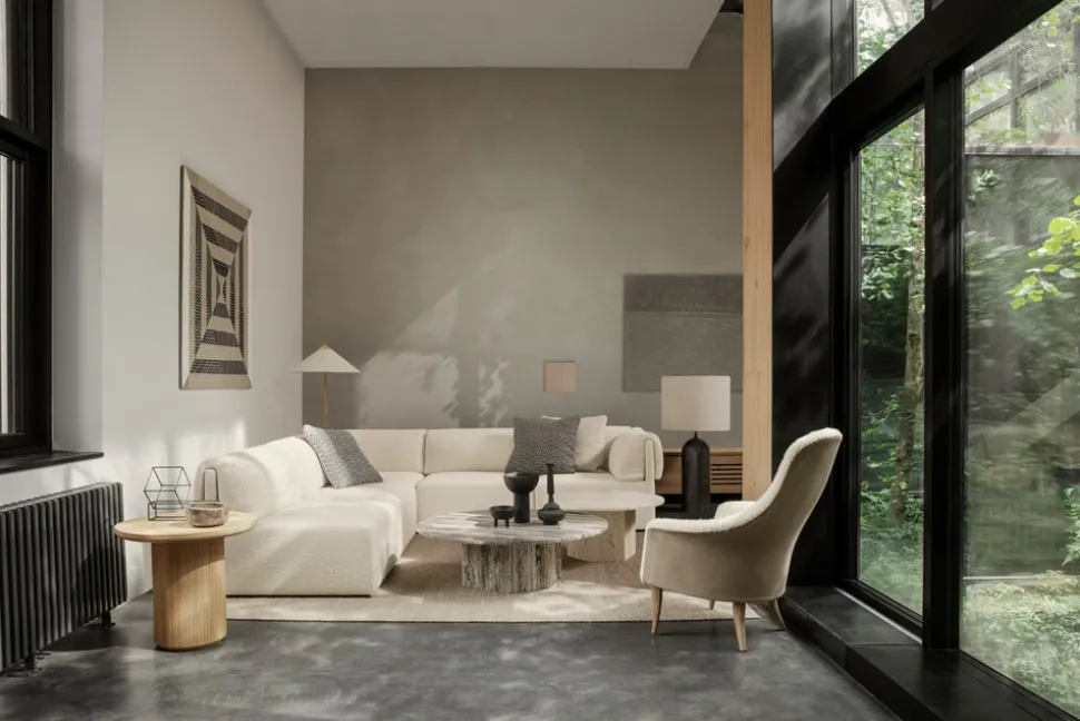 Moon Loungebord Ø60 Oljad Ek