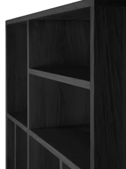 M-Rack Hylla | Svart Ek | 104 cm
