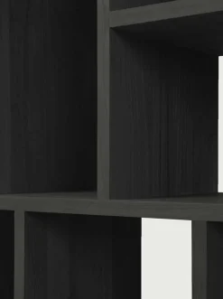M-Rack Hylla | Svart Ek | 104 cm