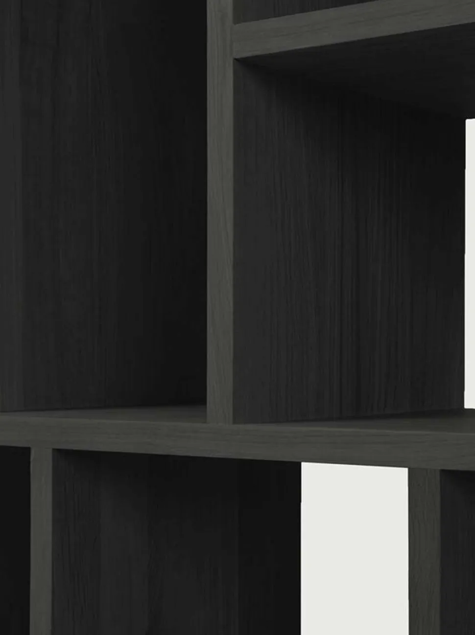 M-Rack Hylla | Svart Ek | 104 cm